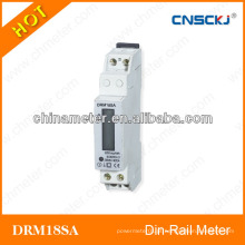 DRM18SA 1P Din-rail montado digital kwh medidor